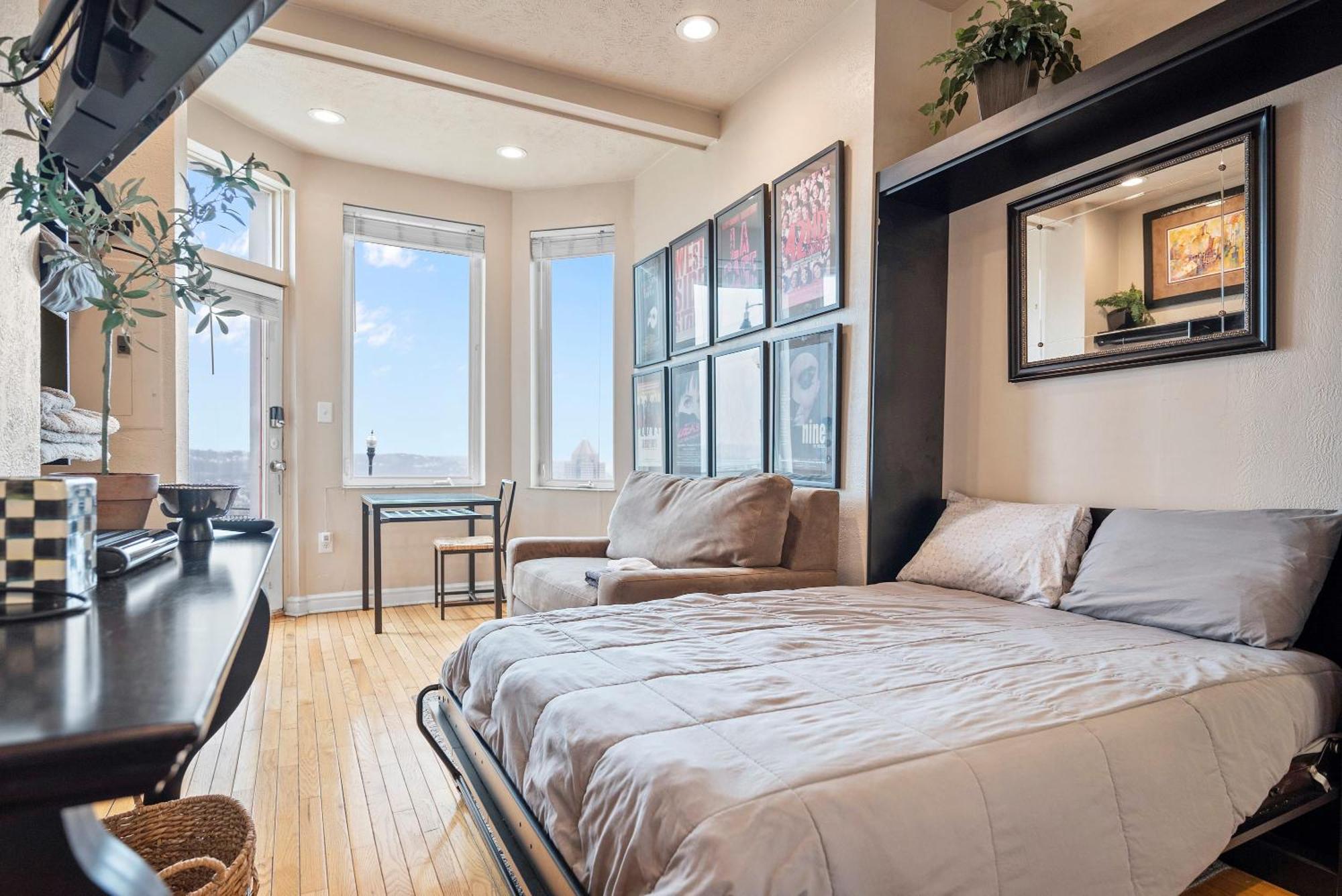Apartament Charming Studio-Panoramic View-Your Pittsburgh Sanctuary Zewnętrze zdjęcie